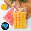 50pcs with Funnel Ice Cube Bags Self Seal Ice-making Mold Bag Homemade Ice Making Bags  Freezer