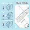 Anti-Myopia Ruler Set: First Grade Square & Eye Protection for Primary Students (3 Sets for New Users)