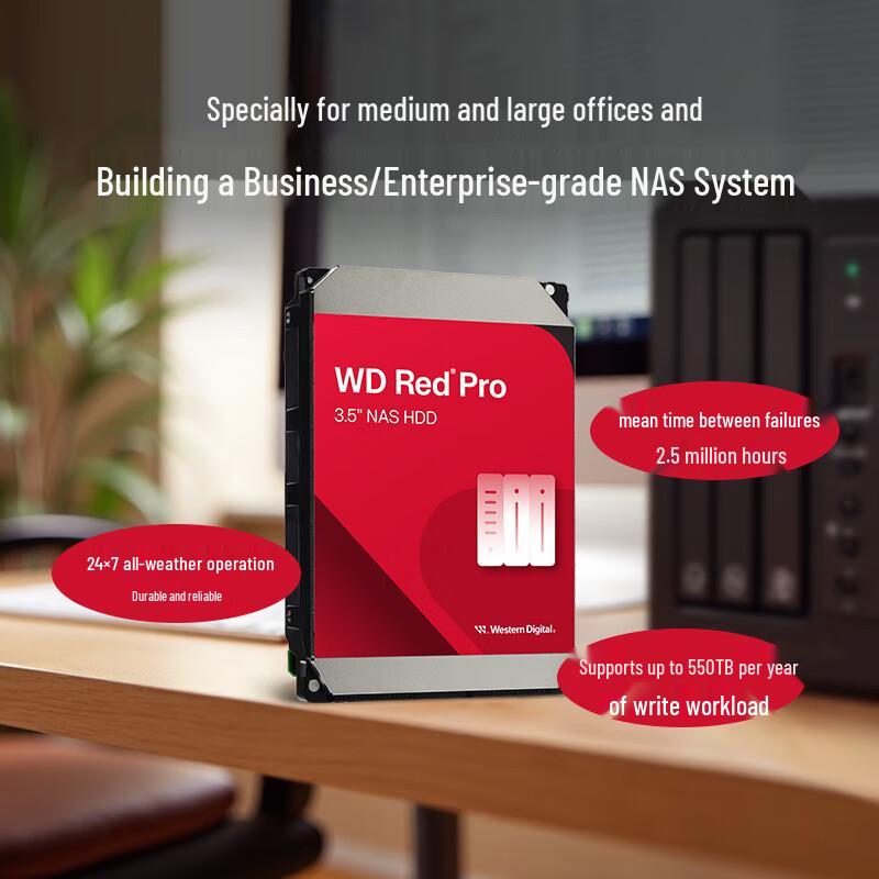 

Western Digital WD Red Pro NAS Mechanical Hard Drive 16TB