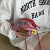 Korean Version Cute Bear Drawstring Storage Bag 2025 New Version Sweet Girl Heart Bundle Mouth Bag Simple Lipstick Bag