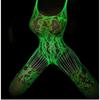 Luminous Fishing Net Stockings Sexy Hollow Out Bar Base Layer Tights Glowing Night Stockings Cool Sexy Fishnet Tights