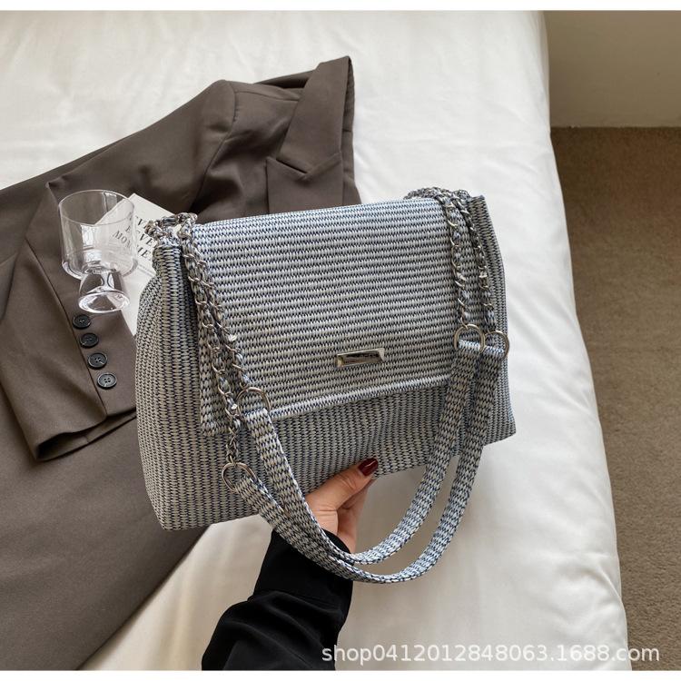 Casual Women's Shoulder Bag 2025 New Trendy Large-capacity Commuter Tote Bag Fashionable Niche Chain Messenger Bag