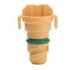 KX6Z6730B BC3Z6730A Oil Drain Plug Replacement Set, 5 Pieces with Lower Guide Sections and Two Side Tabs for Installation