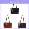 Vintage Style Pu Tote Bag With Inner Pocket And Double Strap For Work And Casual