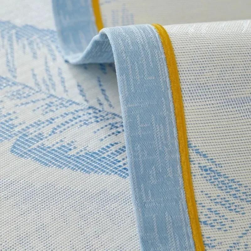 Cuscino per Divano Sensazione Fresca Seta di Ghiaccio Antiscivolo Antipolvere Copertura Tappetino per Divano Lusso Anti-graffio Gatto Copridivano per Soggiorno Casa