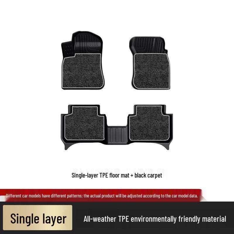 Volkswagen Touareg Floor Mats (2011-2025) - Original Style, Full Coverage, TPE, Wear-Resistant, Anti-Slip