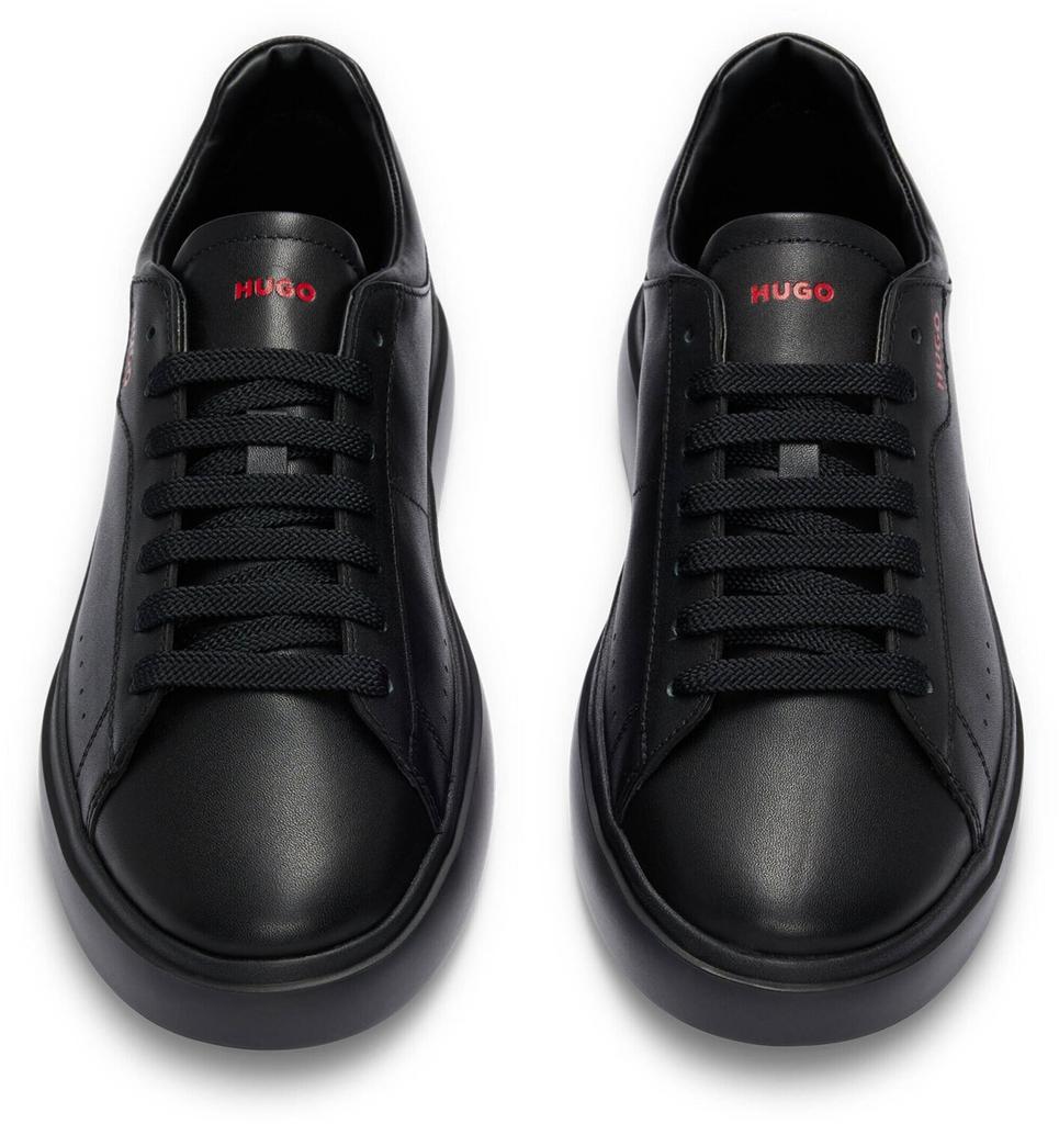 Кроссовки HUGO Sneaker Leder schwarz