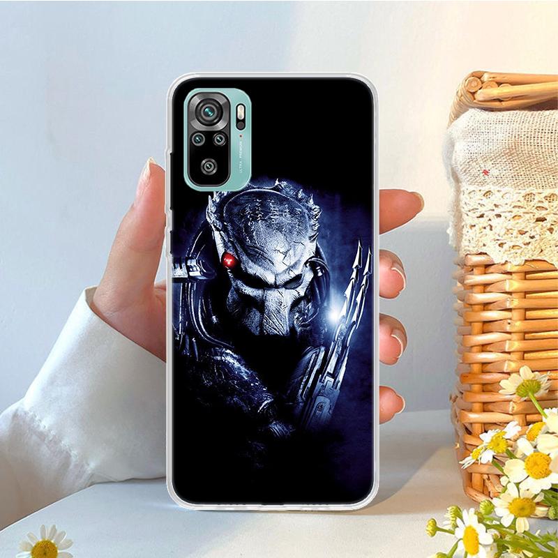 Alien Vs Predator Painted Soft Phone Case For Xiaomi Redmi Note 15 14 14S 13 12 Pro Plus 12S 11 11S 11E 10 10S 11T 5G Fundas Coq