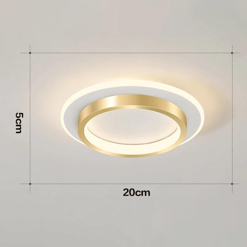Nordic Ceiling Lights Minimalist Creative Lighting Fixtures Bedroom Living Corridor Room Porch Cloakroom LED Small Ceiling Lamp