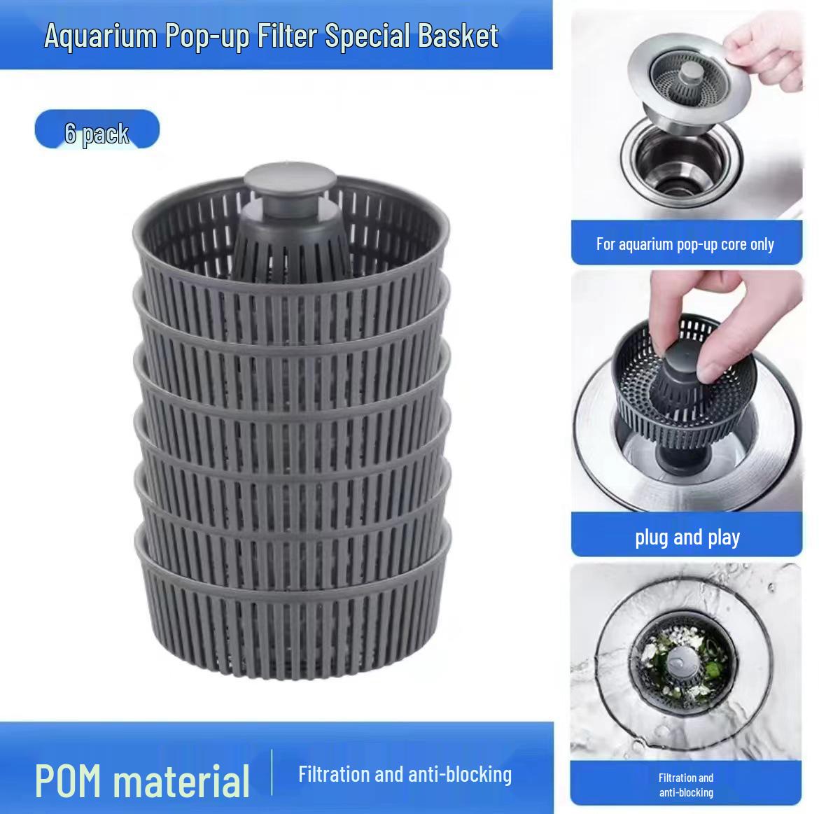 Stainless Steel Kitchen Sink Drainer & Filter Basket