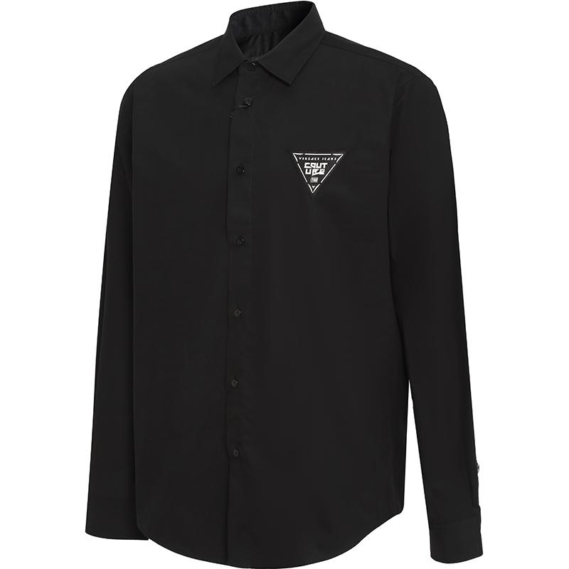 VERSACE JEANS COUTURE Shirt Men's Black 73GAL2R8-N0132-0899