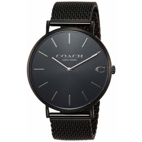 Coach CHARLES watch 14602148 Men's Black