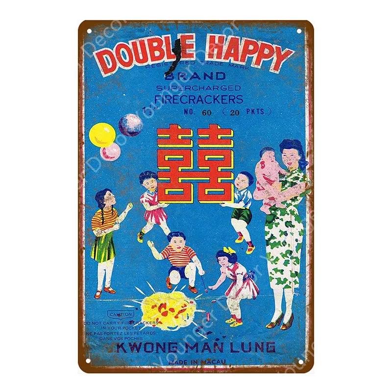 Decorazione Circo Retro Vintage Fuochi d'Artificio Poster Metallico Decorazione Festival di Natale Pittura Arte da Parete Targhe Segni Caccia Bombardiere Jet YI-101