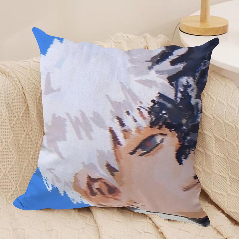 The Summer Hikaru Died Cushion Cover Soft Plush Fabric Double-Sided Printed Sofa Cushion Cover for All Seasons Home Decor Gift