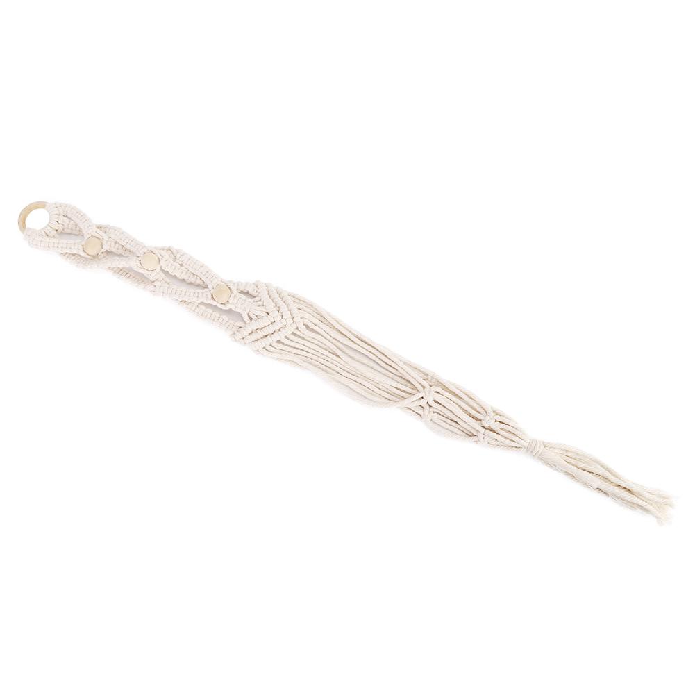 Bohémský styl střapce květináč závěsná rostlina závěsné lano domácí nástěnná dekorace ručně tkaná bavlna