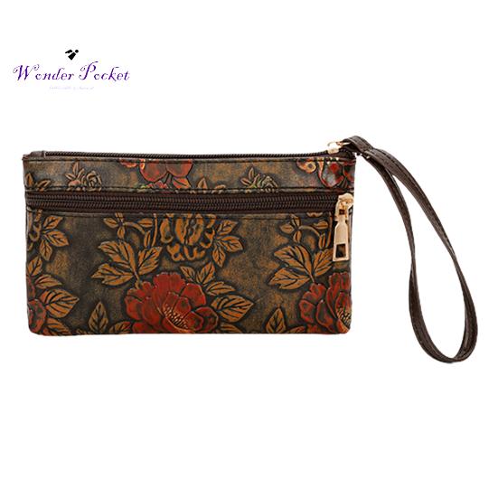 Mini peněženka stylová peněženka multifunkční dámská kabelka na mince na zip s lanyardem, voděodolná, odolná proti opotřebení velká