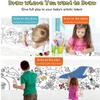 Beliebte Zeichenspielzeuge für Kinder Klebriges Malpapierrolle DIY Graffiti-Rolle Farbausfüllpapier Malen Pädagogisches Spielzeug für Mädchen Geschenk