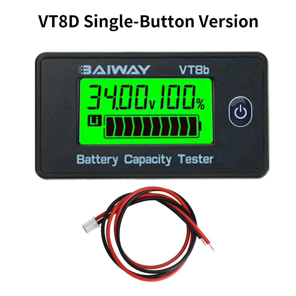 

Smart Digital Voltage Battery Indicator DC 8-120V High Precision Display For Acid Battery Lithium Battery for Electric Vehicle