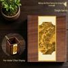 Chinese Solid Wood Pen Holder: Premium Desktop Ornament & Corporate Gift In Elegant Gift Box