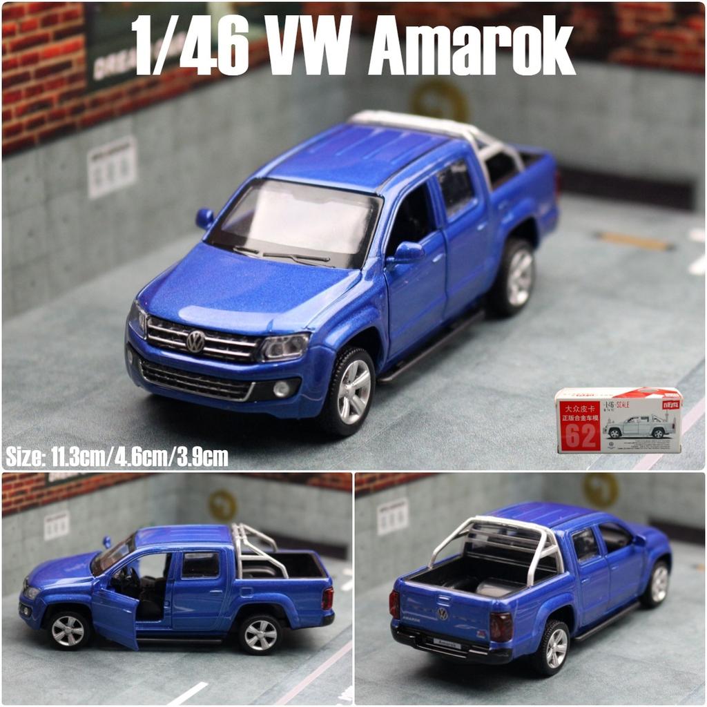 Simulatuion 1/46 Alloy Volkswagen Amarok Pickup Car Model Diecast Toy Vehicle Children Boy Gift Home Decor Miniature Voiture