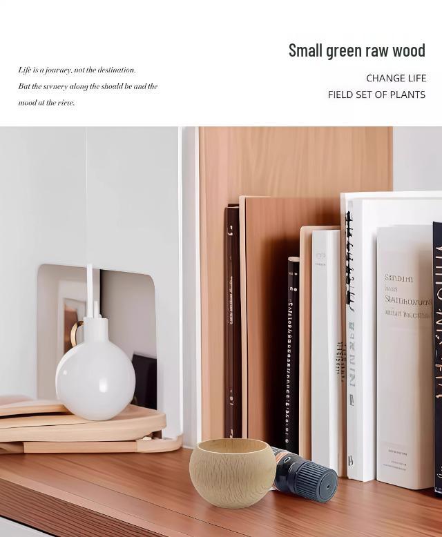 Tumbler Wooden Diffuser: Long-lasting Fireless Aromatherapy, Mosquito Repellent, Floral Water Fragrance for Home, Car, Indoor Use