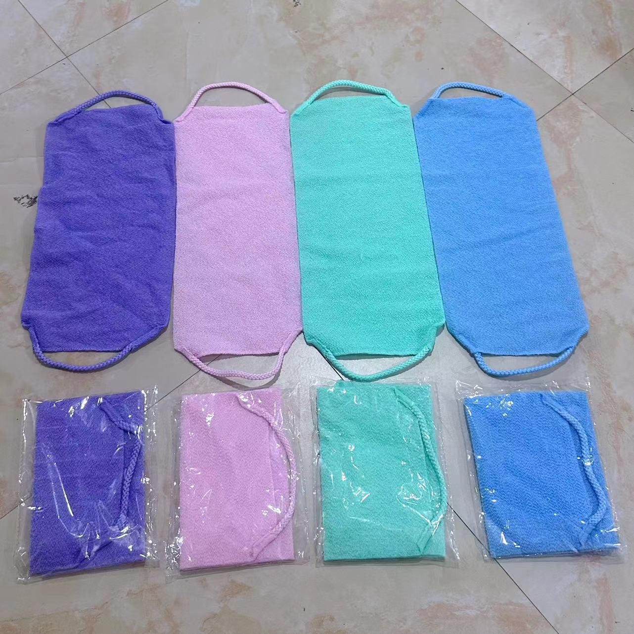 

Эластичная мочалка для спины в корейском стиле: Толстый, Прочный Нейлон для Отшелушивания 45*20cm синий