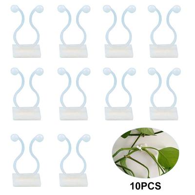 50Pcs Climbing Plant Fixture Clips Garden Vines Sticky Clips Wall Vines Fixed Holder