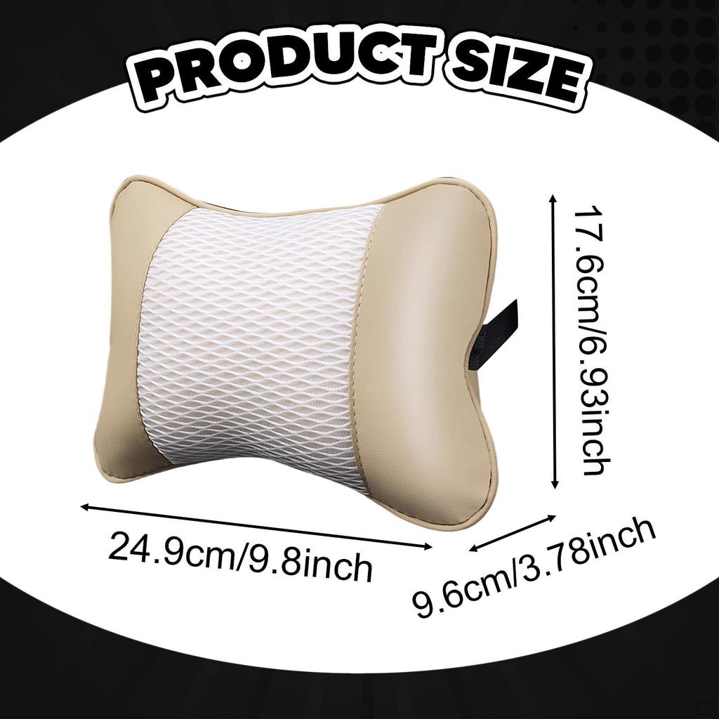 Pernă de tetieră auto pentru susținerea gâtului în timpul călătoriei