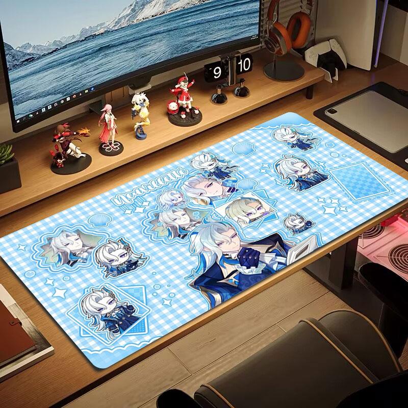 Magical Water Fantasy Large Size Mouse Pad Large Gaming Table Cushion Nonslip Laptop Tablet Big Mousepad Xxl Mat Mini Pc Playmat With Lock Edge