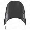 Universal Motorcycle Windscreen Meter Visor for Honda, Yamaha, and Suzuki (Black)