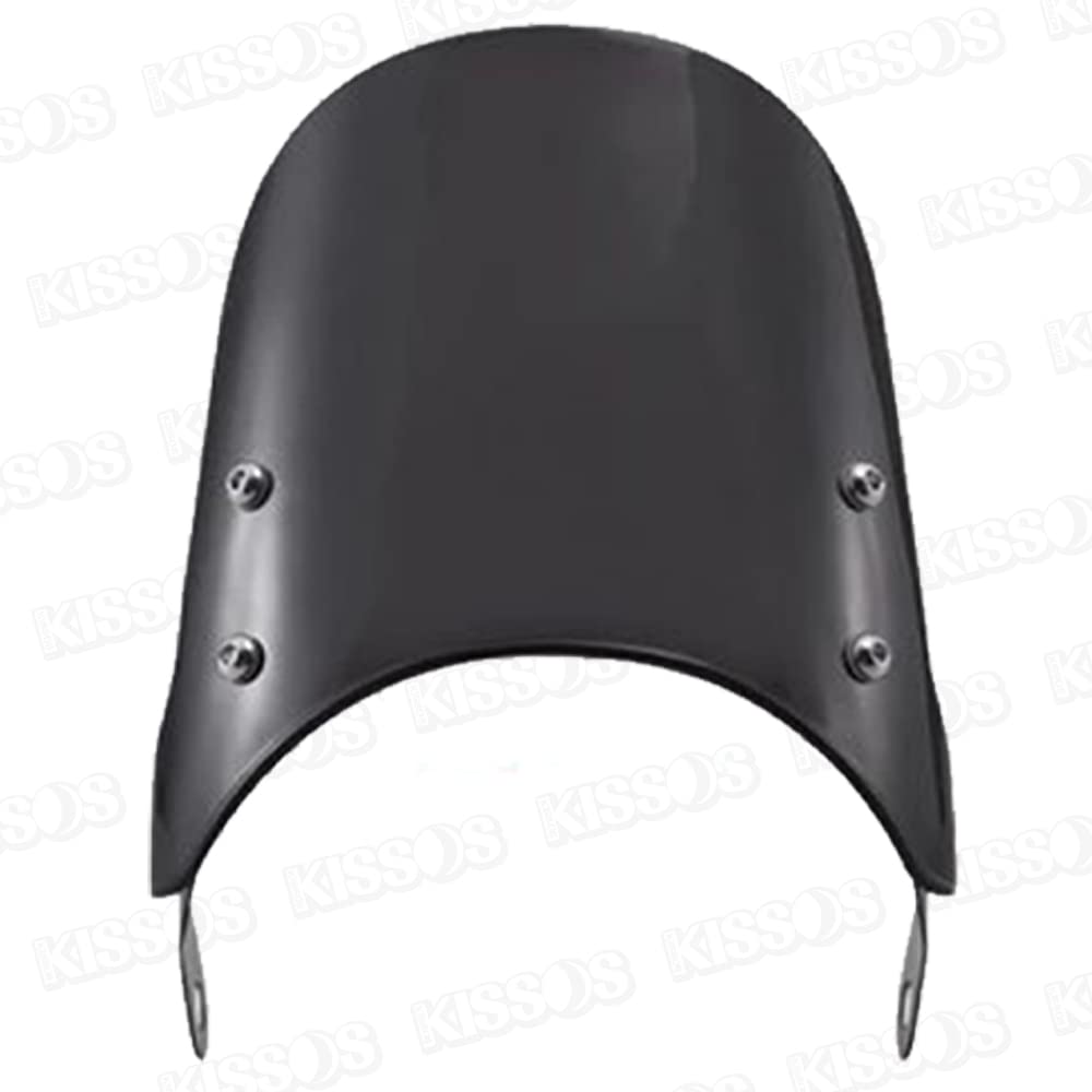 Universal Motorcycle Windscreen Meter Visor for Honda, Yamaha, and Suzuki (Black)