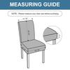 Waterproof High-Back Dining Chair Cover - Soft, Comfortable, Silky, Skin-Friendly Fabric