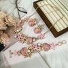 Island style beach starfish vacation four-piece set chain alloy diamond-encrusted bohemian shell jewelry