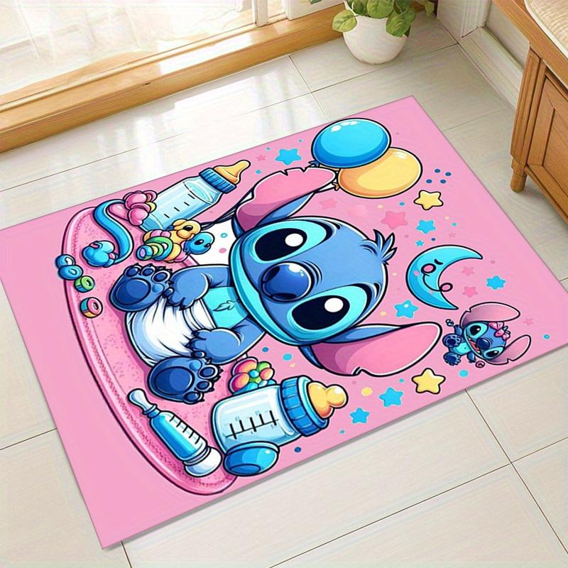 

1pc. Cute Stitch Theme Rug - Perfect for Home Decor, Office Carpet, Chair Cover, Outdoor Mat, Gift Ideaz041067 60cm by 90cm