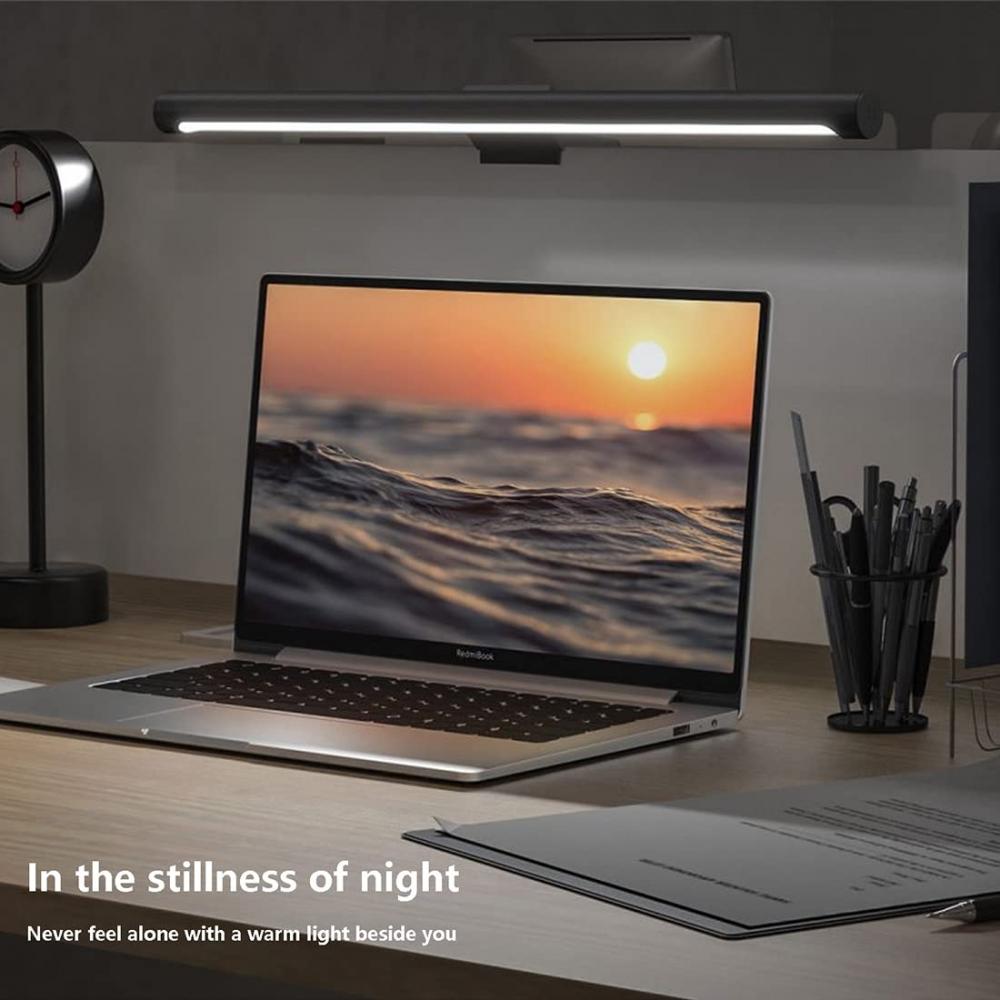 Xiaomi Mi Monitor Hanging Light, USB Light, Type-C Port, Desk Light, Asymmetrical Light Distribution, Monitor Anti-Reflection, Ra95 High Color Renderi