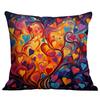 New Valentine's Day Pillow Case Creative Colorful Abstract Love Cushion Home Sofa Pillow Case