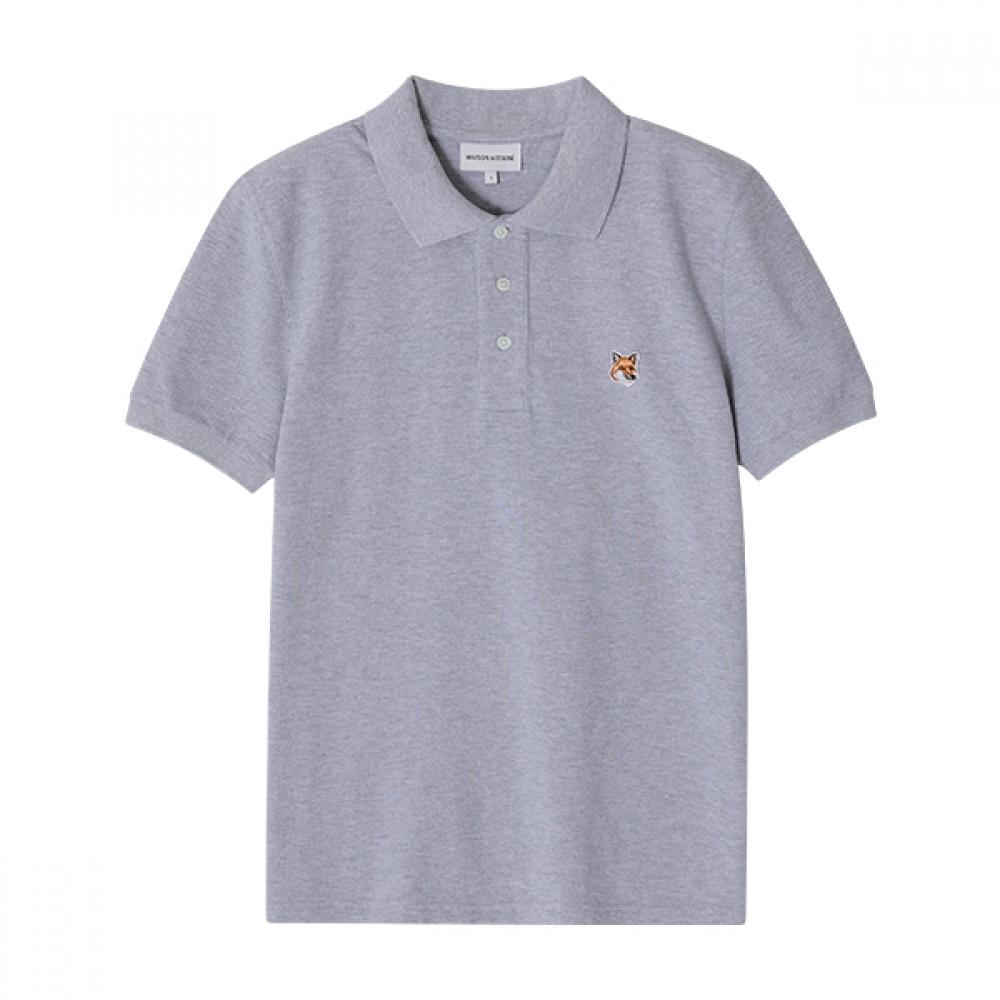 MaiSon KitSune Lm00208kj7002 H120 Fox Head Patch Polo Men S Short Sleeve Tee