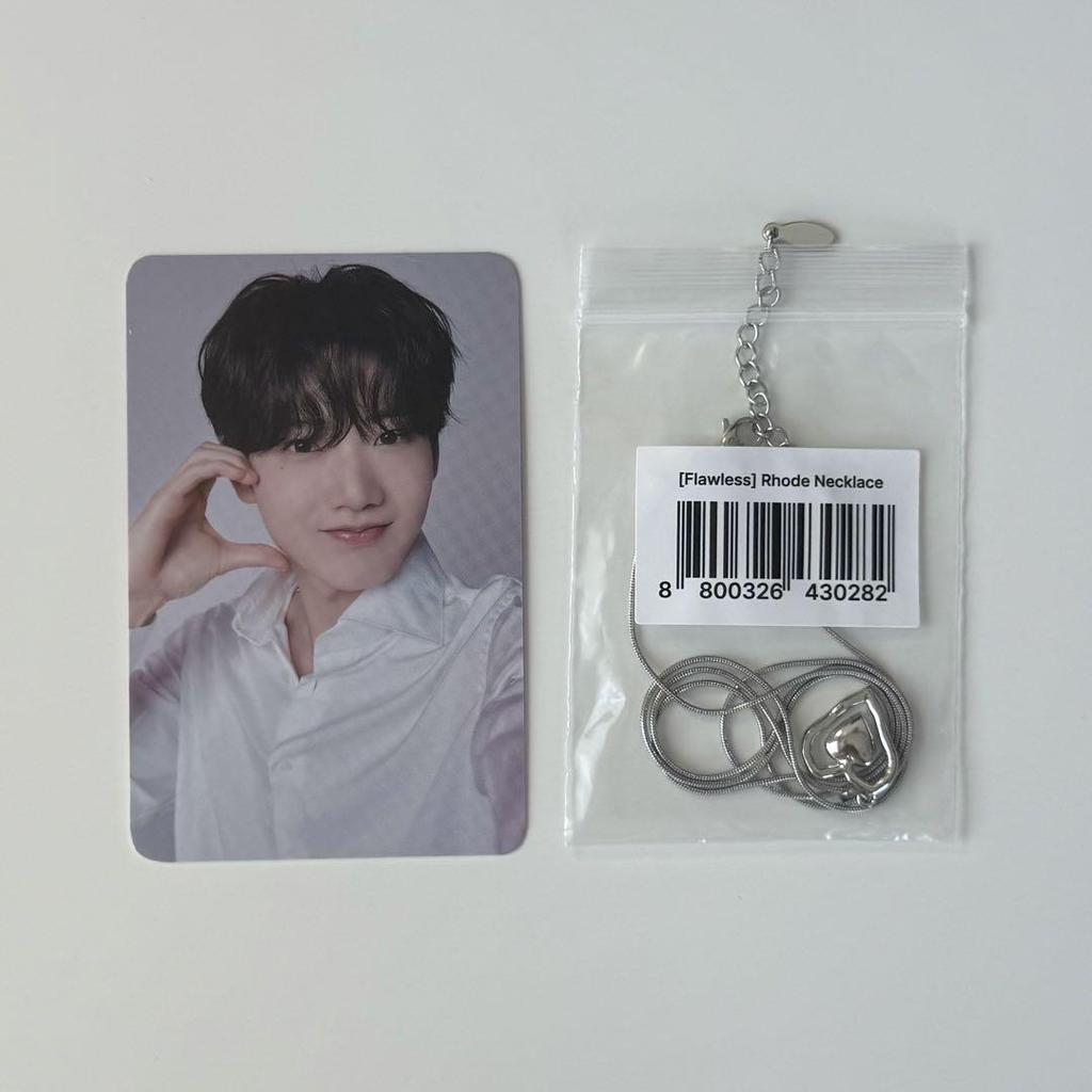 [USED] TREASURE FLAWLESS Necklace Limited Trading Card Junkyu