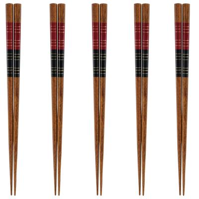 Happy Set of Made In PID3107 J-kitchens Chopsticks, 5, Material Wood, Chopsticks, Japan,