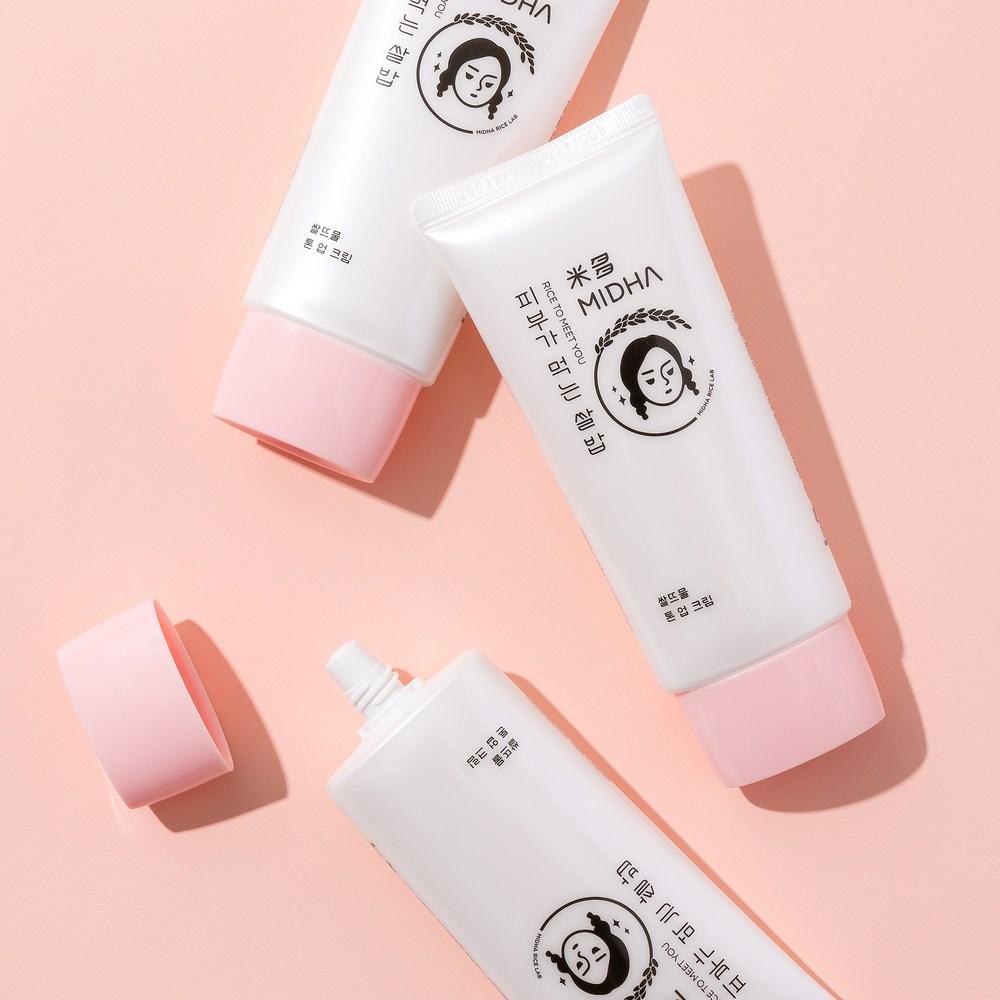 Mida Rice Water Tone-up Cream 50ml, White, 1 Piece