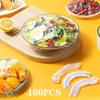 50/100/300pcs Food Wrap Covers PE Film Elastic Bowl Lid Disposable & Secure Keep Food Fresh & Delicious Perfect Kitchen Essential