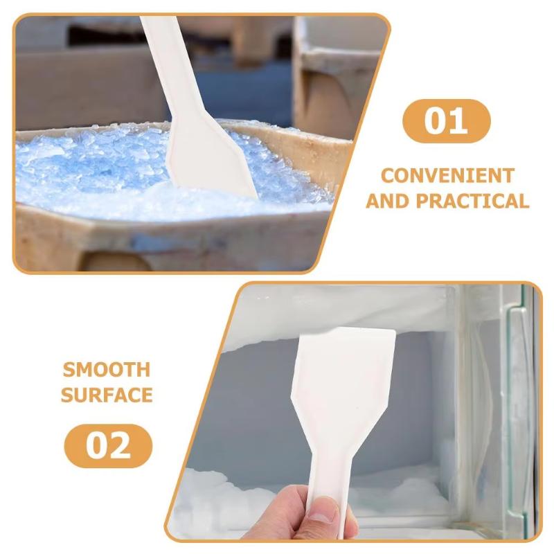 Set Raschietto per Ghiaccio 1/2 Pezzi Strumenti Durevoli per la Rimozione della Brina dal Frigorifero Pulizia Igiene Strumenti di Pulizia per Spazzaneve Pala per Rimozione Ghiaccio