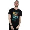 DC Comics Mens Aquaman Character Tiles T-Shirt