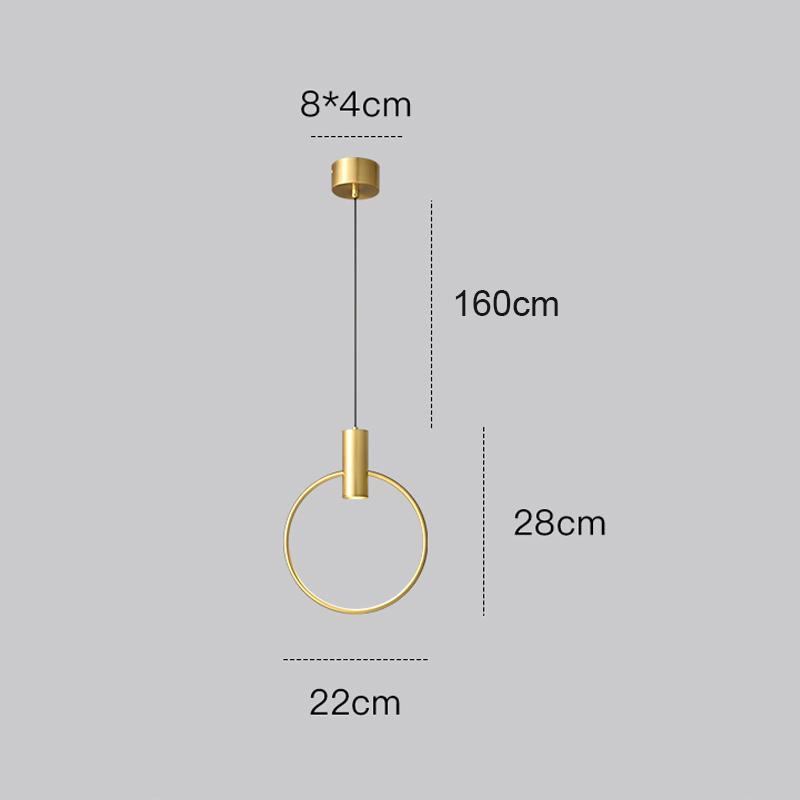 

Скандинавский светодиодный подвесной светильник Подвесная лампа Внутреннее освещение Украшение дома Гостиная Спальня Прикроватный столик Обеденные столы Современный свет 3 Light colors