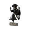 Middle Finger Muscle Dog Doorbell Vintage Puppy Welcome Door Bell Home Office Entrance Decorative Bell Pet Lover Gift