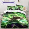 Broli Pattern Bedding,Quilt Set Quilt Cover Pillowcase Home Birthday Gift (1 * Duvet Cover + 2 * Pillowcase, Without Core)