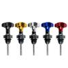 Scooter Motorcycle Engine Oil Dipstick Filler Cap Plug Engine Crankcase Oil Level Gauge Red Blue Black Gold Silver Aluminum