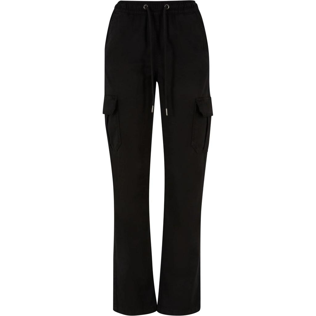 Urban Classics Womens/Ladies Twill High Waist Cargo Trousers