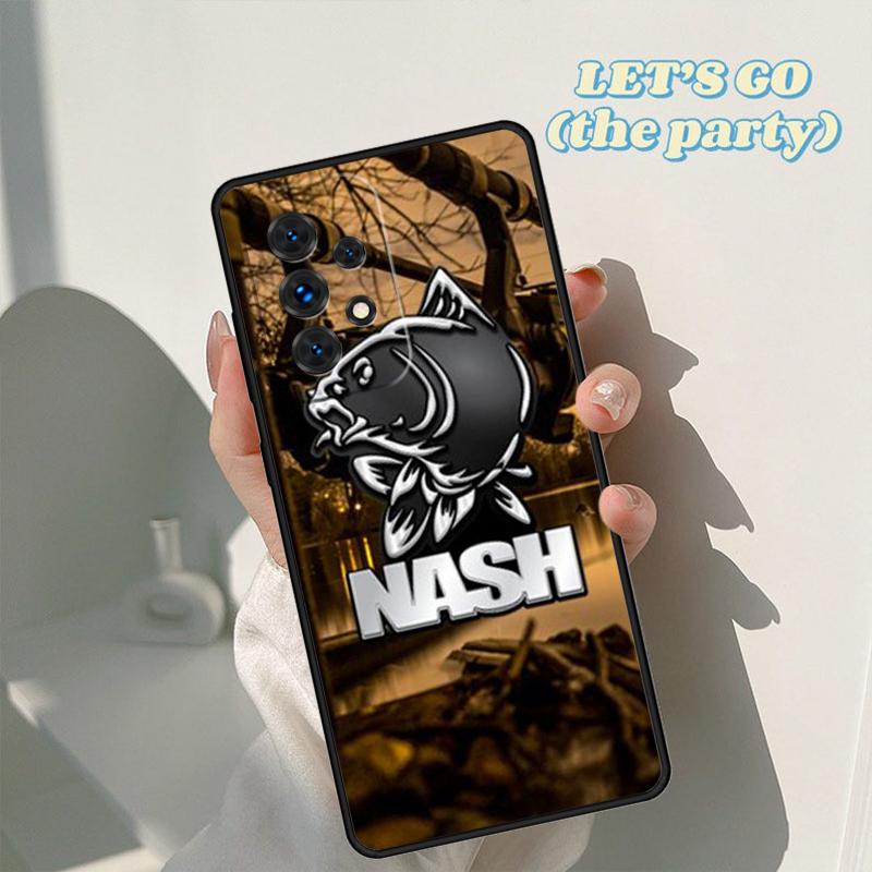 Nash Fishing Logo phone case For Samsung Galaxy A42 A31 A40 A51 A71 A32 A80 A91 A52 A72 A73 A20e A21S A50 A70 A11 A12 Cover