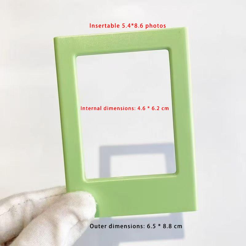 3 Inch Magnetic Photo Frames Colorful Mini Picture Frames Magnet Refrigerator Fridge Sticker for Home Decor DIY Wall Decor